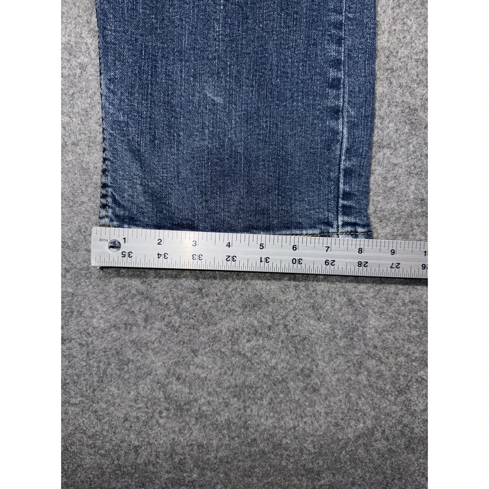 Levis 505 Regular Fit Straight Leg Mens 34x32 Medium Wash Classic Fit Denim 2017